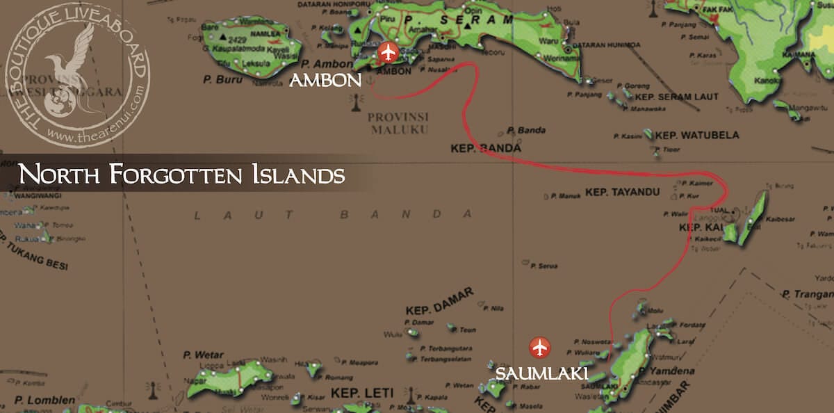 NORTH FORGOTTEN ISLANDS Ambon-Saumlaki 13 Days-12 Nights